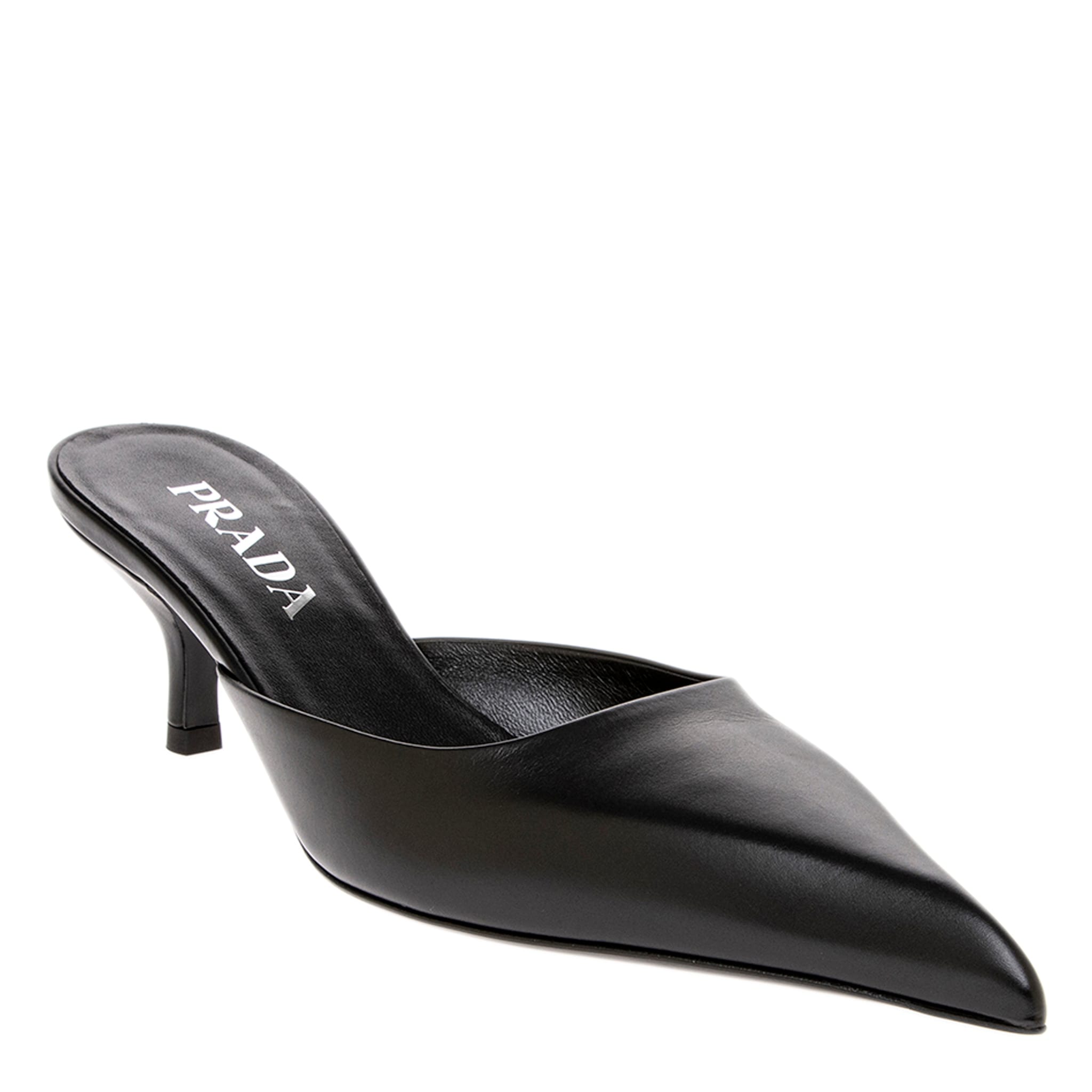 Prada Leather Mules
