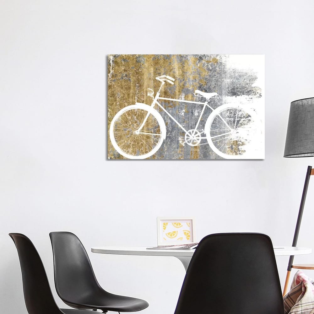iCanvas "Gilded Bicycle" by Wild Apple Portfolio Canvas Print
