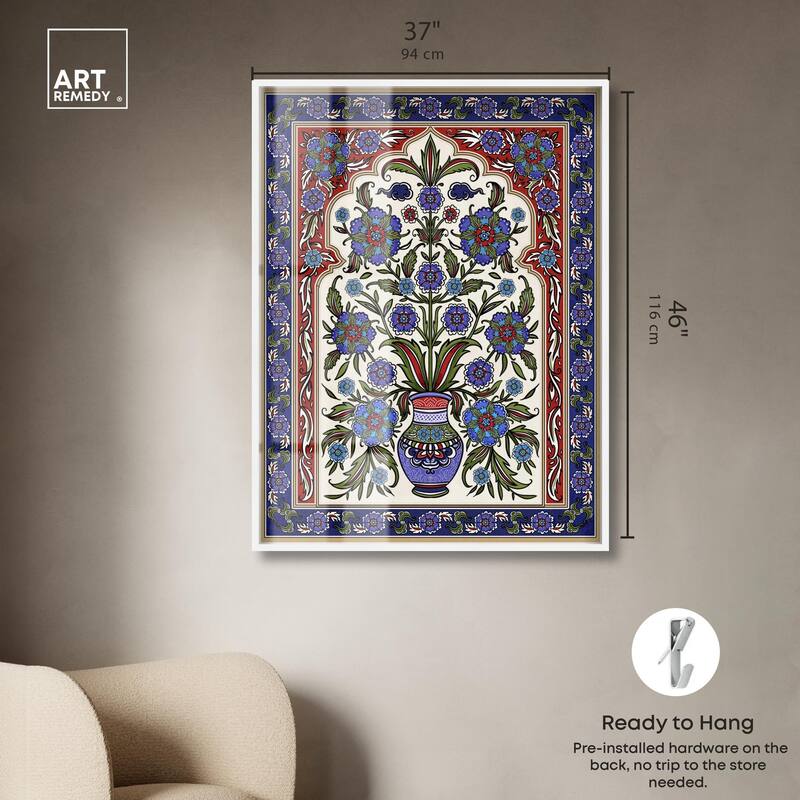Royal Vase Bloom Shadowbox by Art Remedy