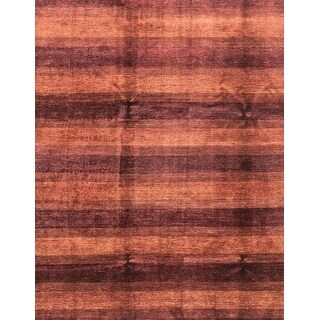 Ahgly Company Machine Washable Abstract Bright Orange Area Rugs - Bed ...