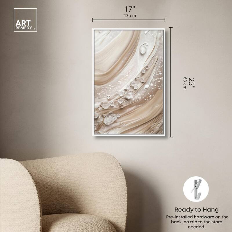 Viscous Veils II Canvas by Art Remedy