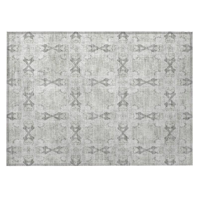 Lana Garden-Inspired Weather Resistant Timeless Fusion Outdoor Rug