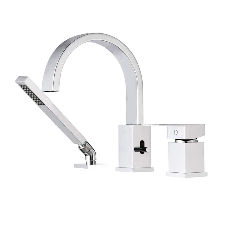 Waterfall Bathtub Faucet Set with Sprayer