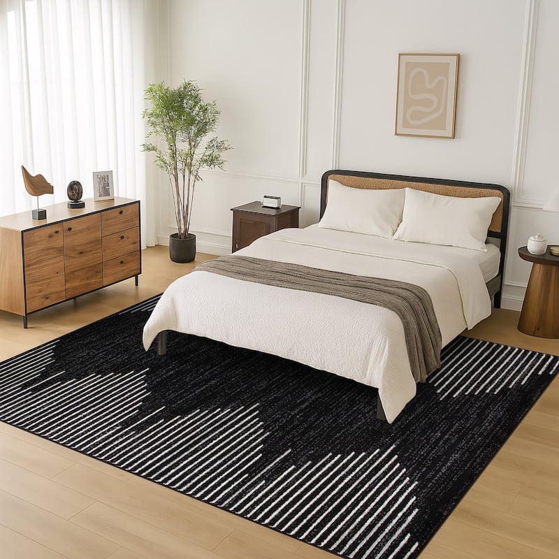 Bohemian Stripe Area Rug