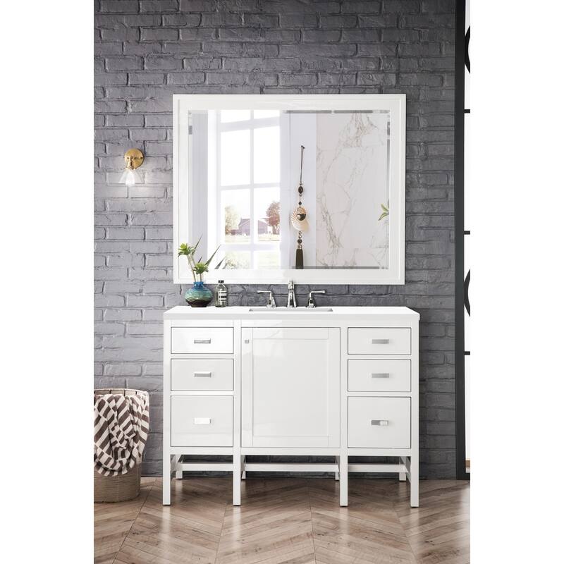 James Martin Vanities E444-V48-3WZ Addison 48" Free Standing Single