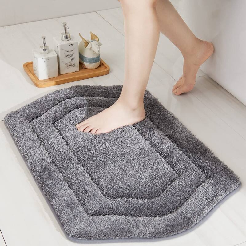 Bath Rugs for Bathroom - Grey