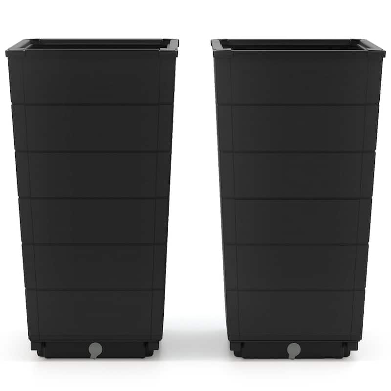 Costway 23" Tall Planter Set of 2 for Indoor/ Outdoor Use Large - See Details