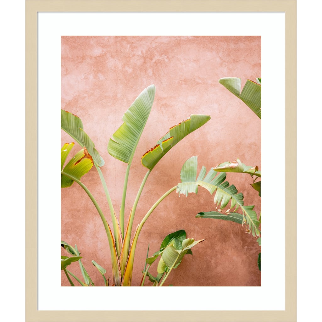 Palms of Ourika Morocco by Raisa Zwart Wood Framed Wall Art Print