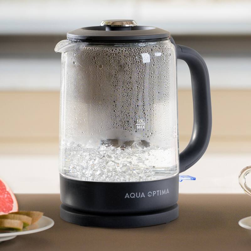 Aqua Optima Electric Kettle with Water Filter, 1500W fast boil