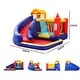preview thumbnail 2 of 5, Bounce House with Hamburger Ketchup Shape, Jump & Slide Area with Safety Net, Giant Castle with Ball Pit & Air Blower
