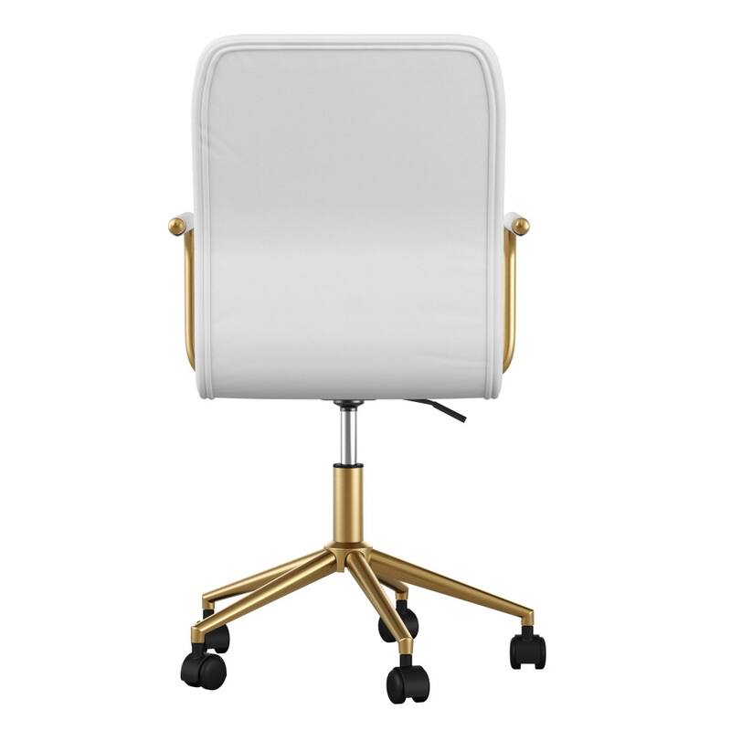 Martha Stewart Upholstered Swivel Office Chair