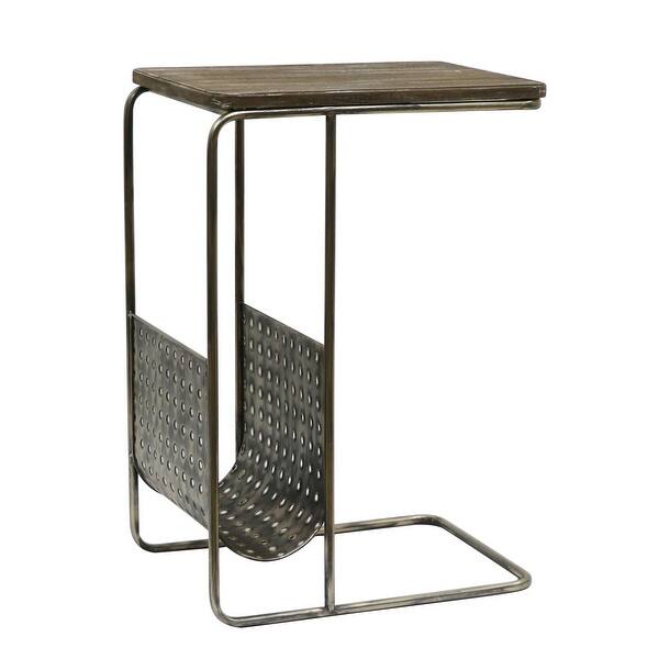 Metal C Table with Storage (Set of 2) 18.5X13.75X26.8" Bed Bath & Beyond 29734173