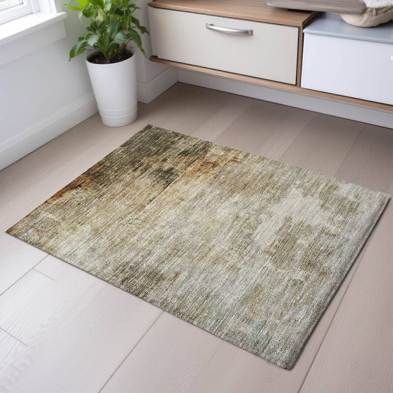 Premium Washable Super Soft Modern Fade Mayfield Rug - Linen - 1'8" x 2'6"
