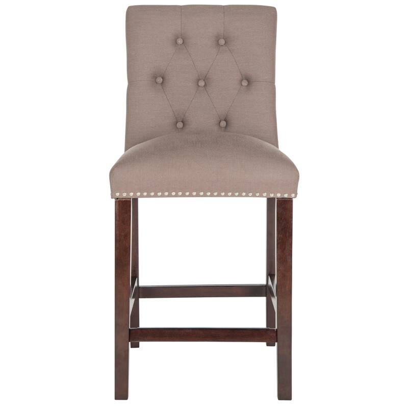 SAFAVIEH Lisel -27.5 Inch Counter Stool (Set of 2) - 19Wx23Dx40H