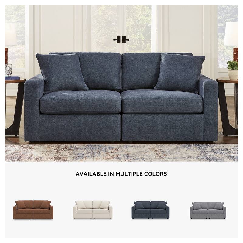Signature Design by Ashley Modmax 2-Piece Loveseat - 76" W x 37" D x 36" H