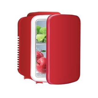 4L Red Mini Fridge Portable Cooler Warmer Freon-Free Storage - On Sale ...