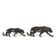 preview thumbnail 4 of 9, Pierpont Indoor Aluminum Handcrafted Leopard Figurine by Christopher Knight Home