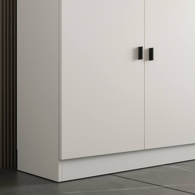 Timechee Combined Bookcase Display Cabinet Pantry Kitchen Cabinet