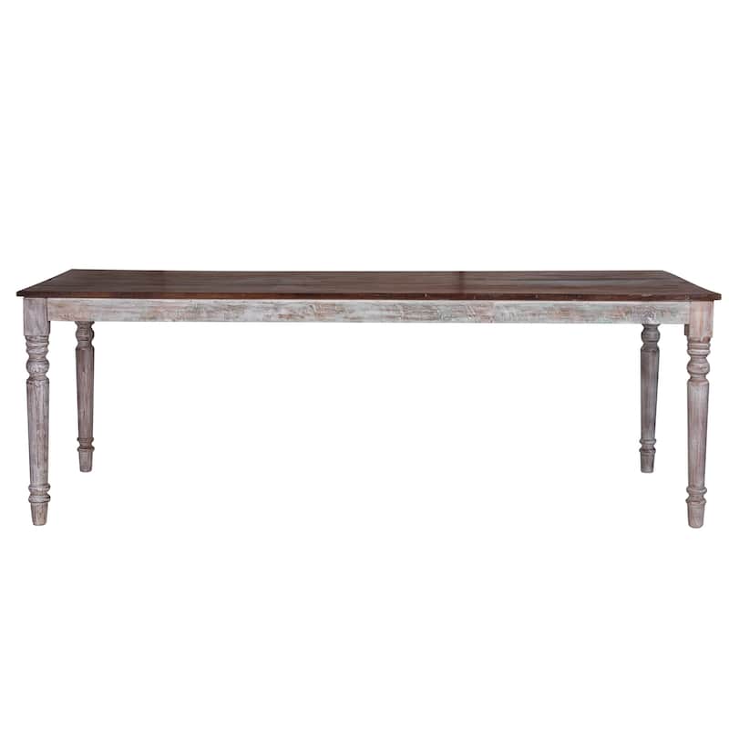 Maadze Vega Solid Wood 90 inch long Dining Table