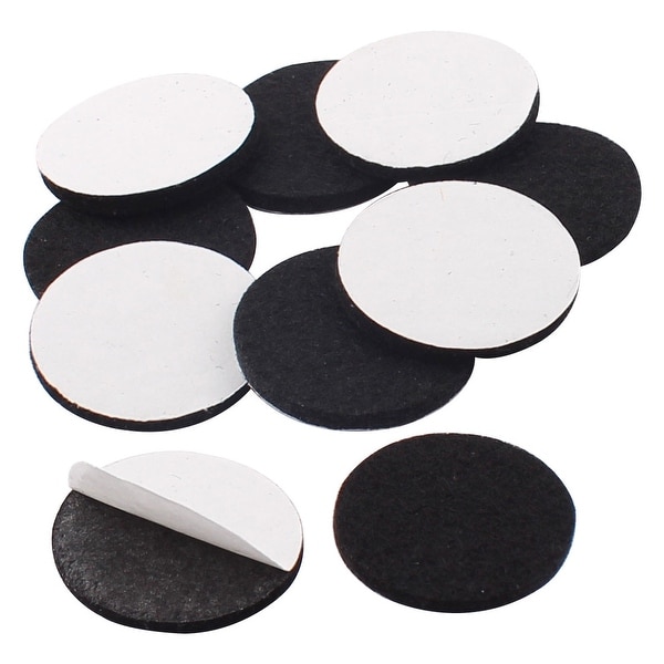 Household Self Adhesive Protect Furniture Felt Pads Mats Black Household Self Adhesive Protect Furniture Felt Pads Mats Black 30mm 10pcs On Free Shipping Orders Over 45 17650495