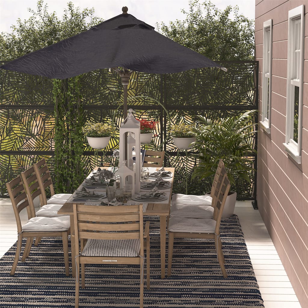 Outdoor Privacy Screen Free Standing Leaf - 76x47