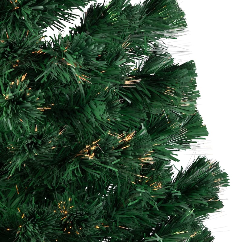 6' Medium Color Changing Artificial Christmas Tree Multicolor Lights - 6 Foot