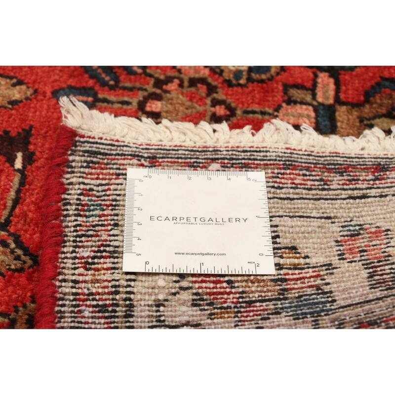 ECARPETGALLERY Hand-knotted Anadol Red Wool Rug - 3'5 x 9'6