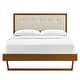 preview thumbnail 47 of 48, Willow Queen Wood Platform Bed With Angular Frame