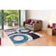 Orelsi Collection Abstract Area Rug