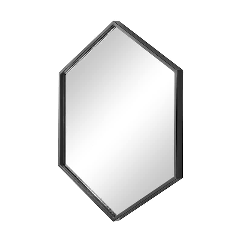 Annecy 39" Vanity Mirror In Phantom Black - 22" x 1" 19.1"