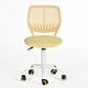 preview thumbnail 9 of 120, Homy Casa Armless Office Task Chair Yellow
