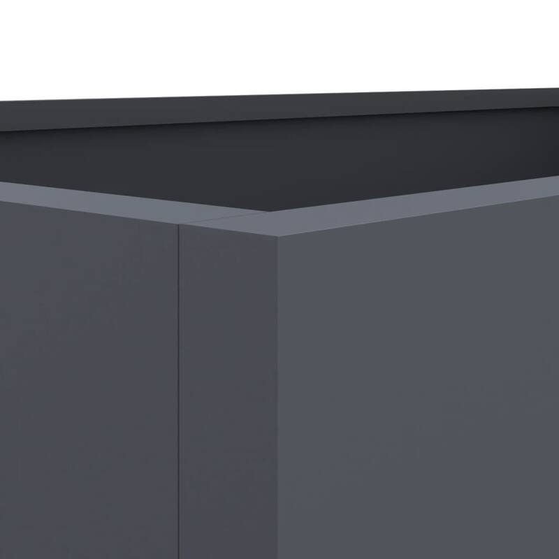 vidaXL Planter Stand Outdoor Raised Garden Bed for Vegetables Corten Steel