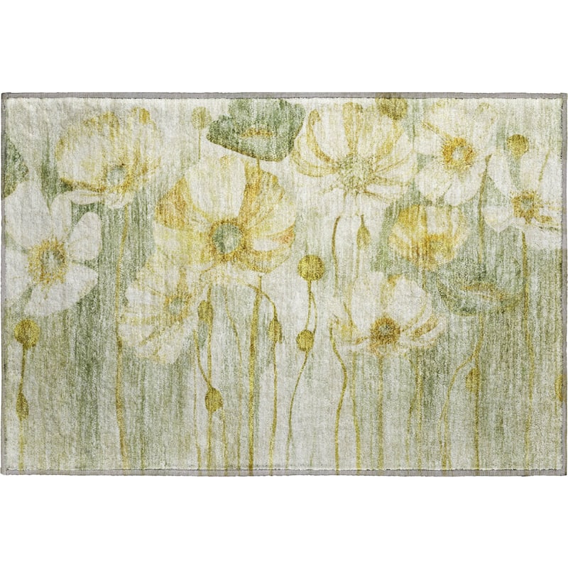 Premium Washable Super Soft Modern Floral Mayfield Rug