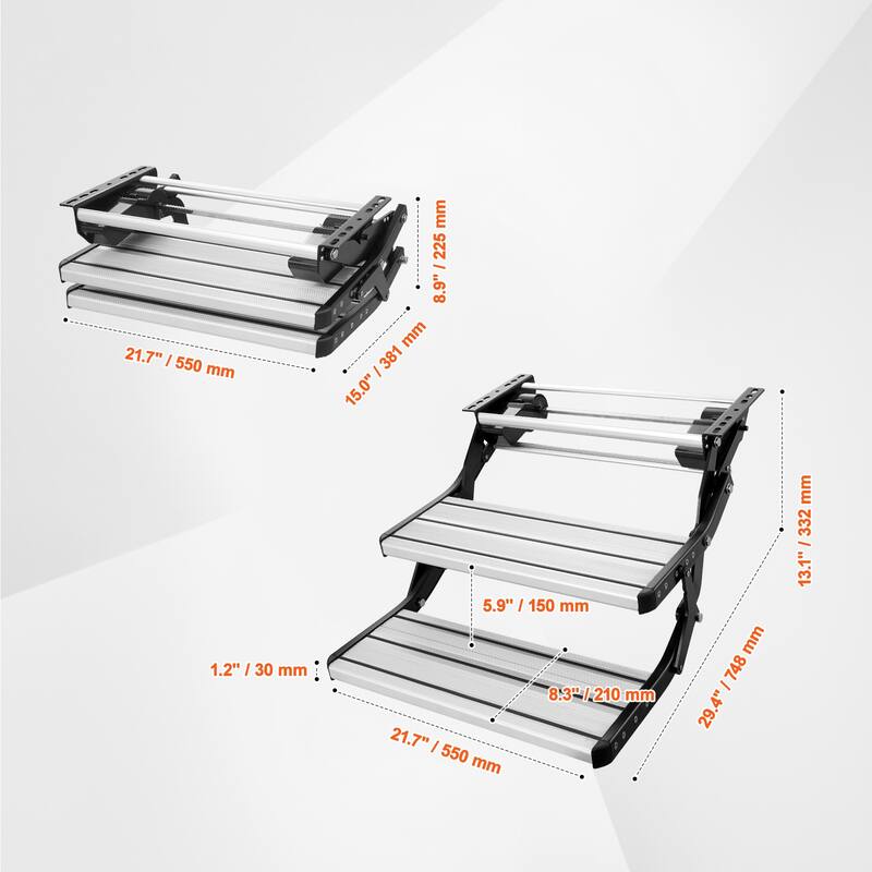 RV Steps for Safe Entry and Exit, RV, Trailer, Camper Steps