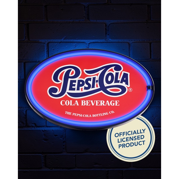 Pepsi Cola Vintage Oval LED Neon Sign 16