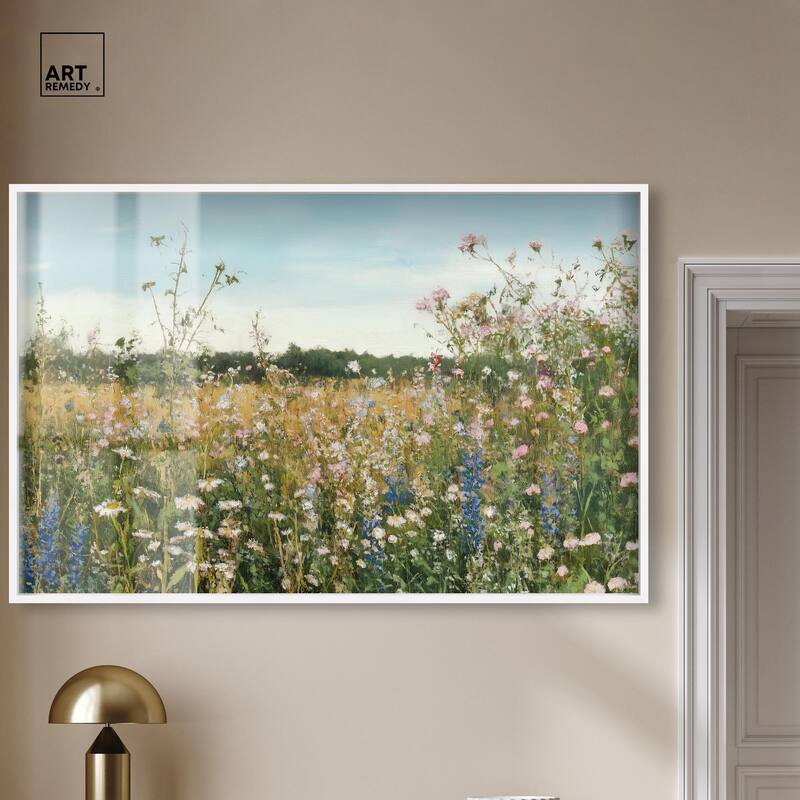 Glimmering Glade Garden II Shadowbox by Art Remedy