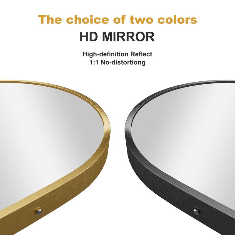 Aluminum Alloy Fine Edge Right Angle Full Length Mirror