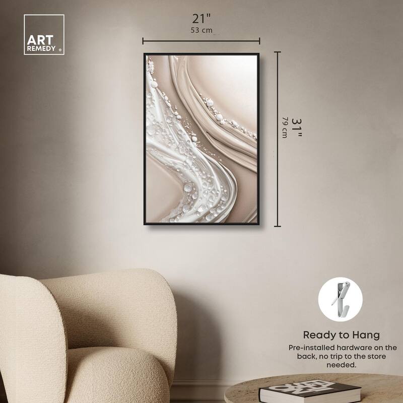 Viscous Veils I Canvas by Art Remedy