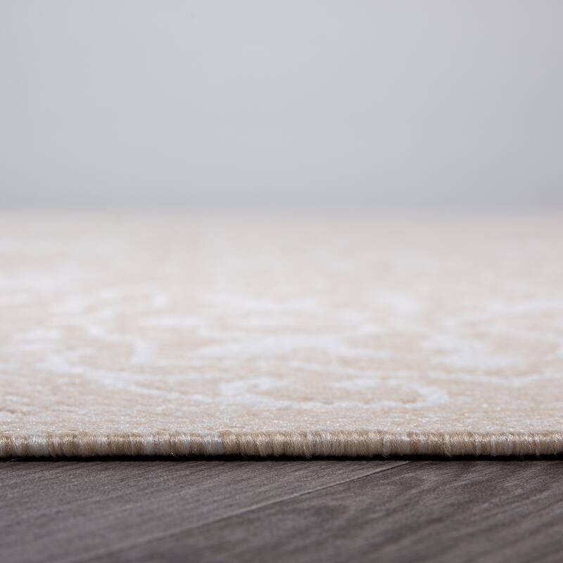 World Rug Gallery Transitional Geometric Textured Flat Weave Indoor/Outdoor Area Rug