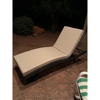 Shop Classic Accessories Montlake Water Resistant 80 X 26 X 3 Inch Patio Chaise Lounge Cushion Antique Beige Overstock 21703055