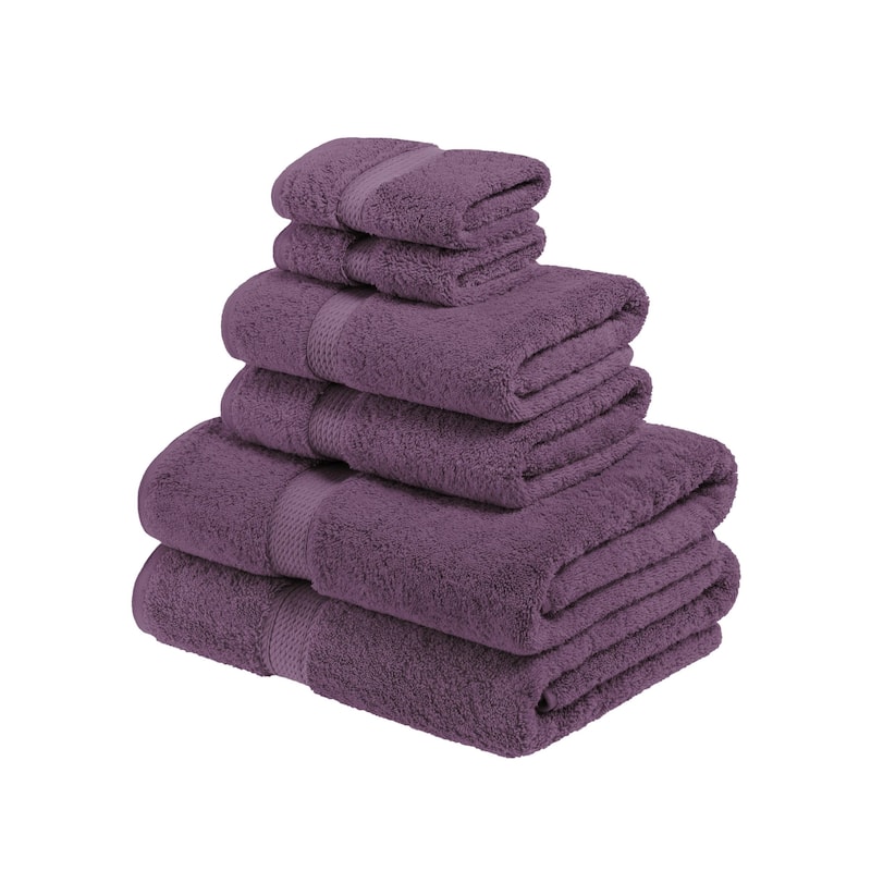 Superior Egyptian Cotton Pile Heavyweight 6-Piece Towel Set