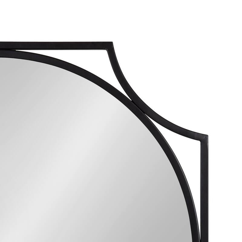Kate and Laurel Rateau Scalloped Wall Mirror