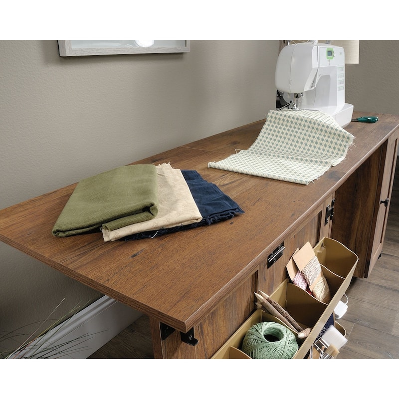 Sauder Select Collection Easy Rolling Sewing and Craft Table/Cart