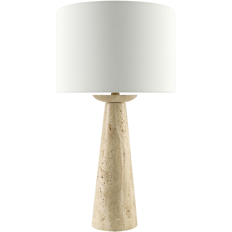 Livabliss Sabina Rustic Accent Floor Lamp - 28"H x 15"W x 15"D - Beige