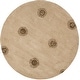 preview thumbnail 23 of 41, SAFAVIEH Handmade Soho Sagita Dandelion Pattern New Zealand Wool Rug 6' Round - Beige/Brown - Round