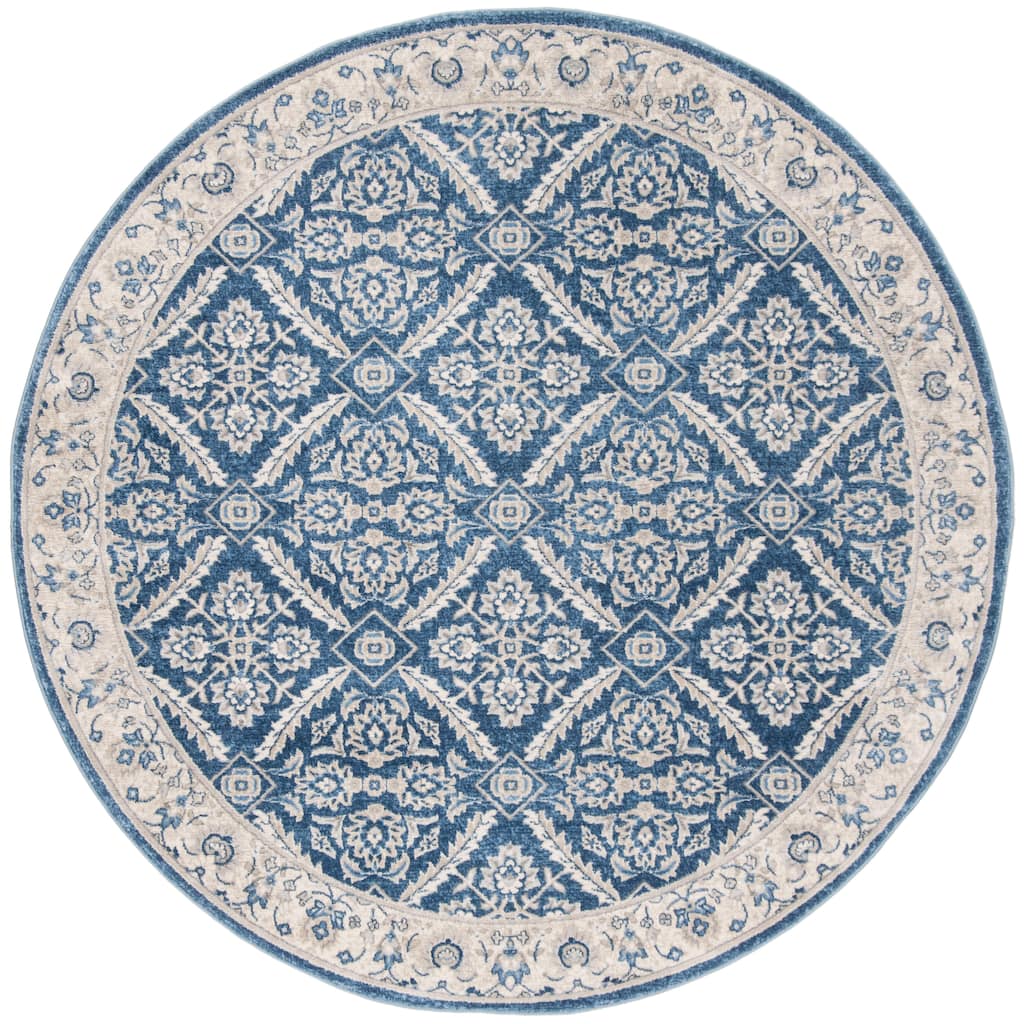 SAFAVIEH Brentwood Bibiñe Traditional Oriental Rug - 6'7" Round