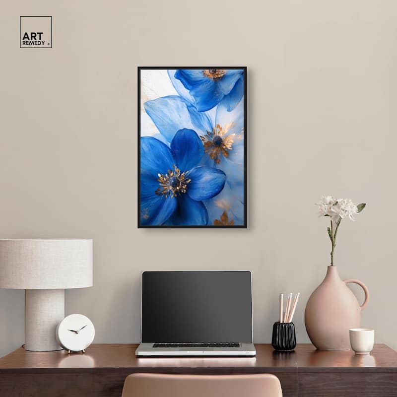 Twilight Teal Tint I Canvas by Art Remedy