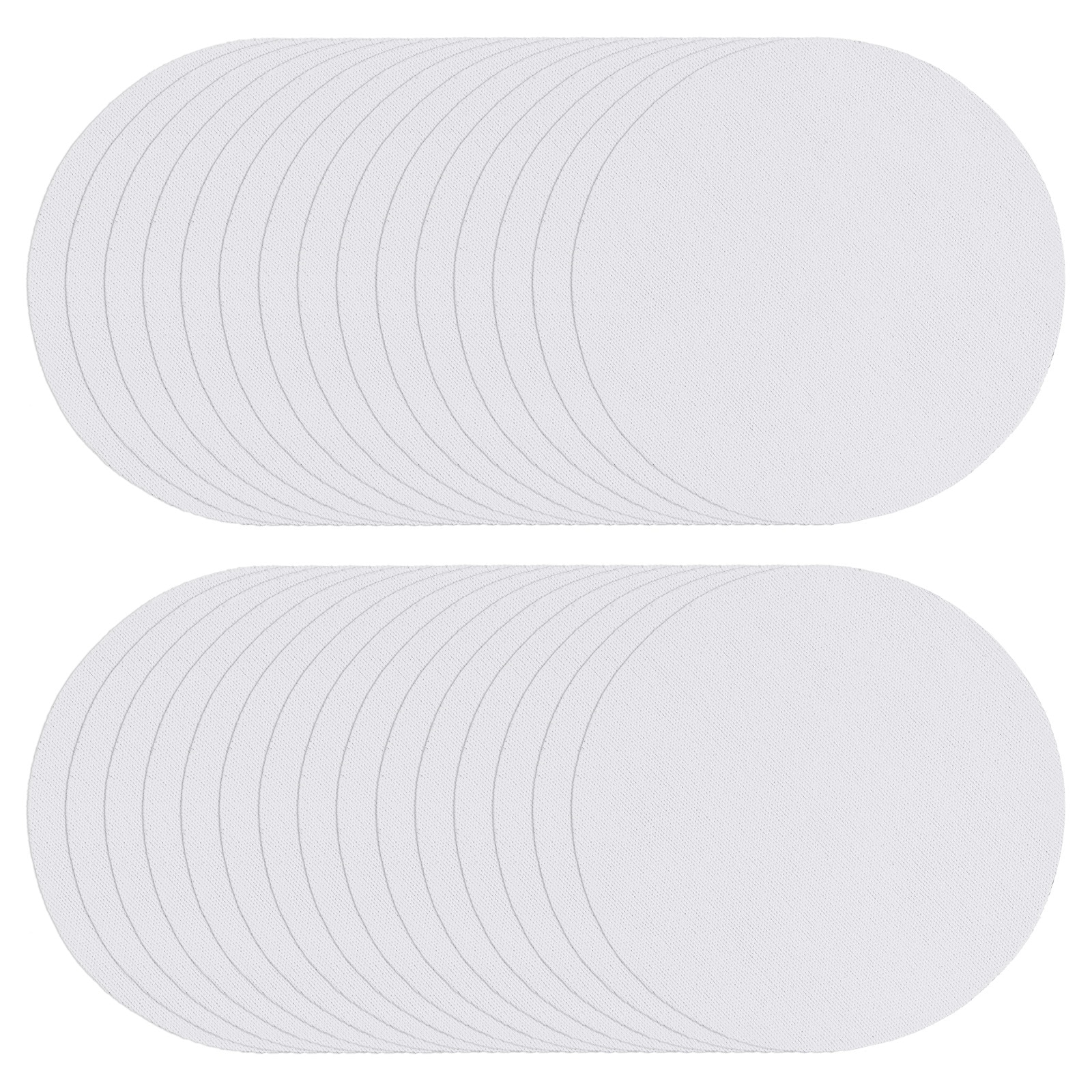 30pcs Sublimation Coasters Blanks Round Shape - White
