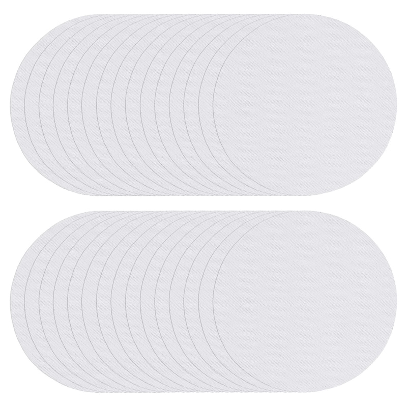 30pcs Sublimation Coasters Blanks Round Shape - White