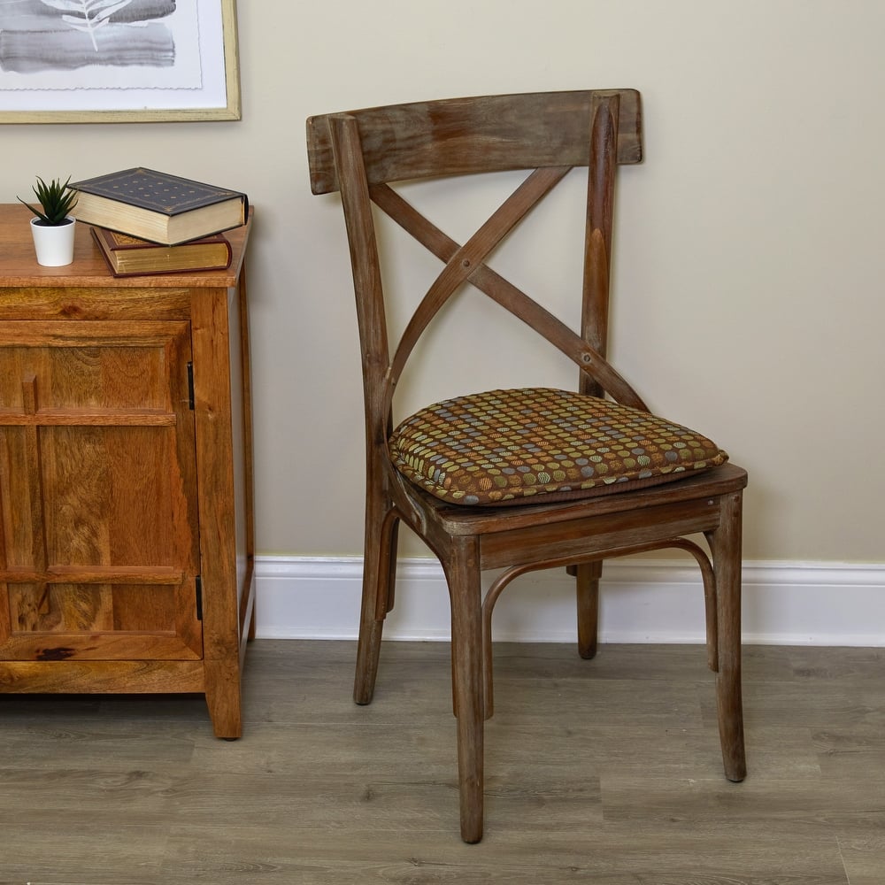 Klear Vu Raindrop The Gripper Non Slip Chair Cushions